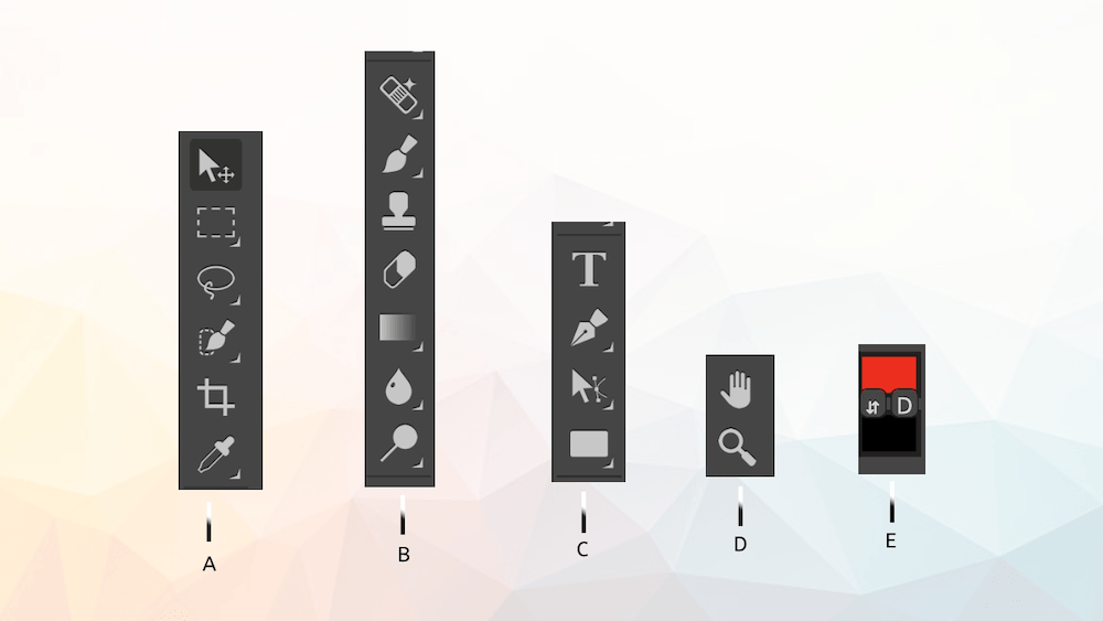 Các công cụ thao tác Toolbox trong Photoshop  Edugatevn