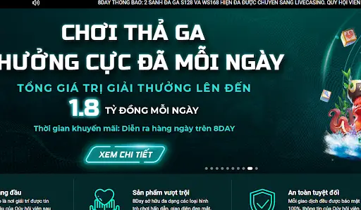 Tìm hiểu về Nhà cái 8day - Đỉnh cao của trải nghiệm cá cược trực tuyến