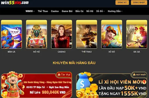 Game bài Win55: Sảnh game bài đổi thưởng đỉnh cao và chất lượng