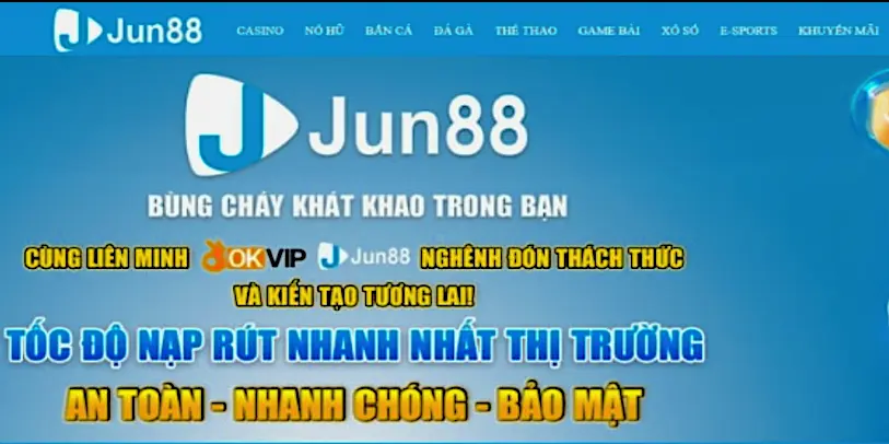 Jun88 Trang Chủ - Cổng thông tin giải trí trực tuyến hàng đầu