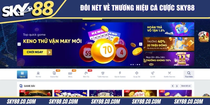 Sky88 - Thiên Đường Giải Trí Đẳng Cấp Cho Game Thủ 2024