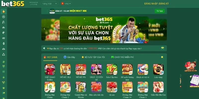 Khuyến mãi Bet365 - Cơ hội vàng cho người chơi cá cược