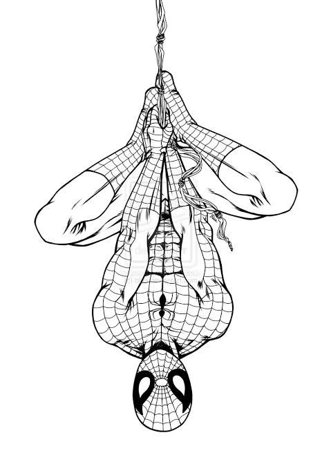 Tranh tô màu người nhện Spider-man